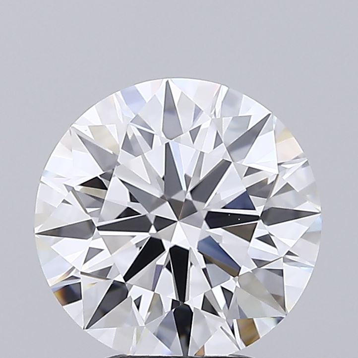 2.42 Carat Round Shaped, Ideal Cut, D Color, IF Clarity, IGI Certified Lab Grown Diamond