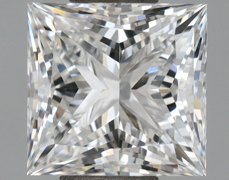 1.00 Carat Princess Shaped, Ideal Cut, D Color, IF Clarity, IGI Certified Lab Grown Diamond