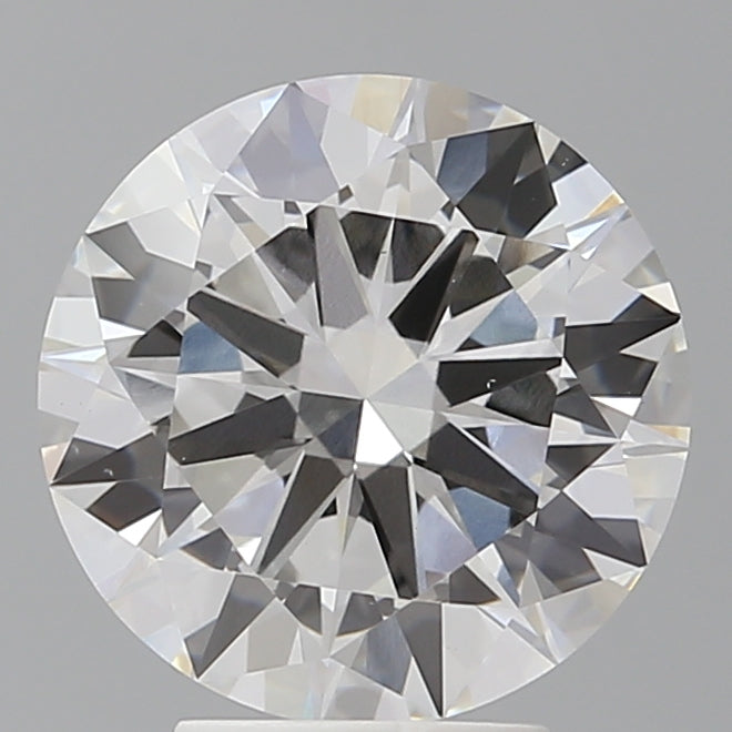 4.04 Carat Round Shaped, Excellent Cut, F Color, VS1 Clarity, IGI Certified Lab Grown Diamond