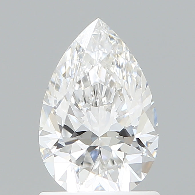 1.10 Carat Pear Shaped, Ideal Cut, D Color, VVS2 Clarity, IGI Certified Lab Grown Diamond