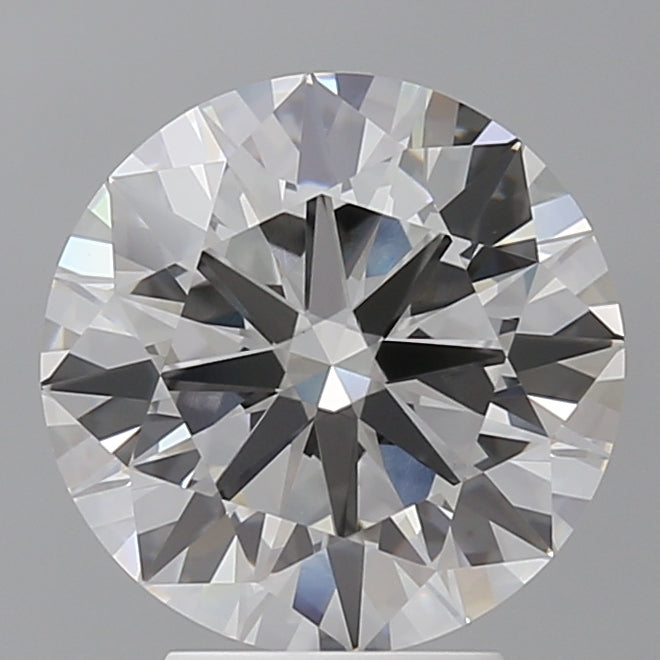 4.02 Carat Round Shaped, Ideal Cut, E Color, VVS2 Clarity, IGI Certified Lab Grown Diamond