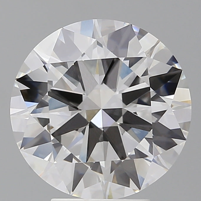 4.53 Carat Round Shaped, Excellent Cut, E Color, VVS2 Clarity, IGI Certified Lab Grown Diamond
