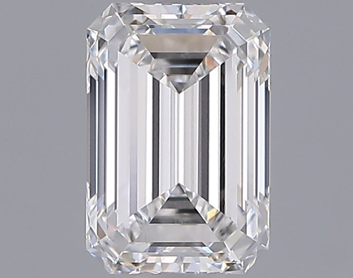 1.07 Carat Emerald Shaped, Ideal Cut, D Color, VVS1 Clarity, IGI Certified Lab Grown Diamond