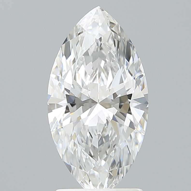 2.10 Carat Marquise Shaped, Ideal Cut, D Color, VVS1 Clarity, IGI Certified Lab Grown Diamond