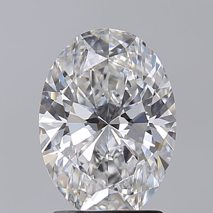2.01 Carat Oval Shaped, Excellent Cut, F Color, VVS2 Clarity, IGI Certified Lab Grown Diamond