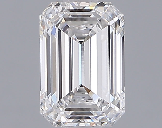 1.28 Carat Emerald Shaped, Ideal Cut, D Color, VVS2 Clarity, IGI Certified Lab Grown Diamond