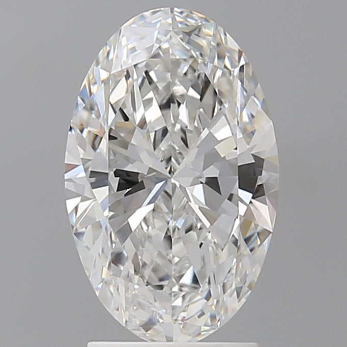 2.51 Carat Oval Shaped, Ideal Cut, E Color, VVS2 Clarity, IGI Certified Lab Grown Diamond