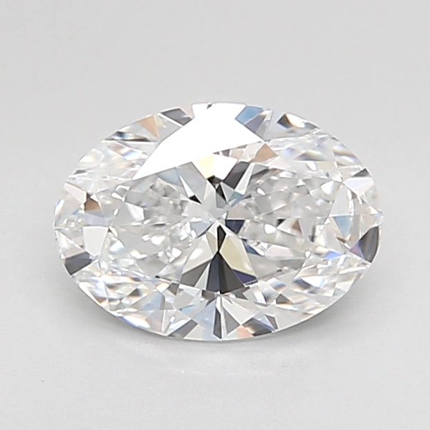 1.01 Carat Oval Shaped, Ideal Cut, D Color, VVS2 Clarity, IGI Certified Lab Grown Diamond