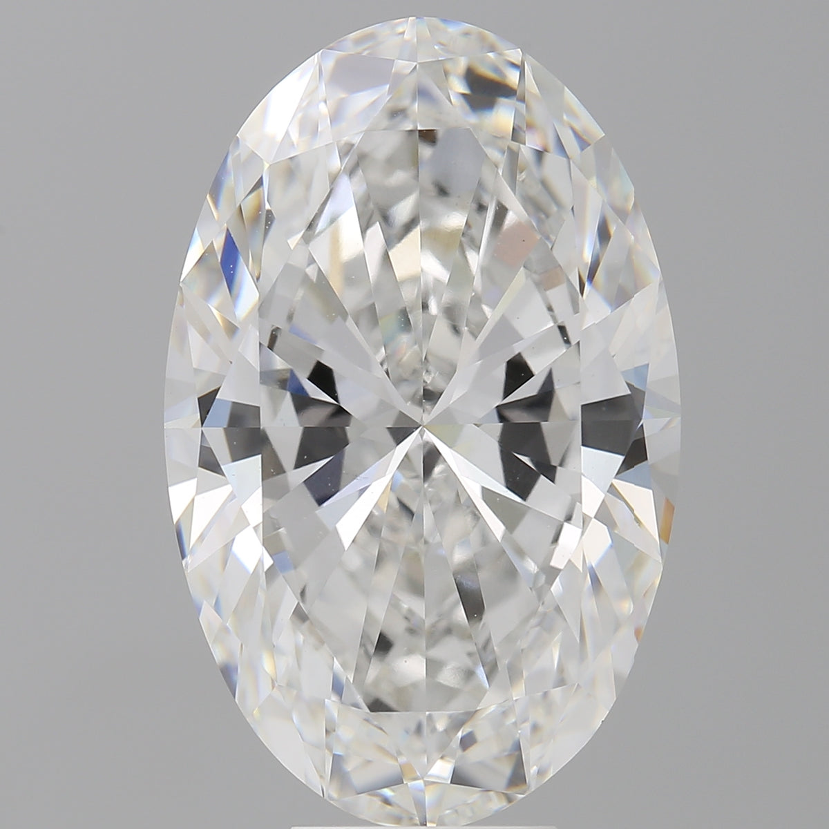 9.52 Carat Oval Shaped, Ideal Cut, F Color, VVS2 Clarity, IGI Certified Lab Grown Diamond