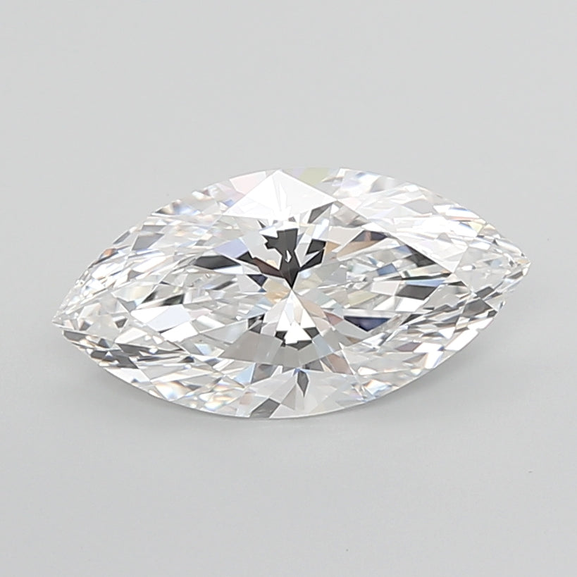 4.06 Carat Marquise Shaped, Ideal Cut, E Color, VVS2 Clarity, IGI Certified Lab Grown Diamond