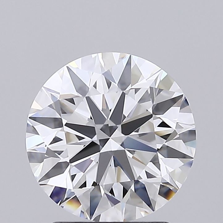 2.01 Carat Round Shaped, Excellent Cut, D Color, VVS1 Clarity, IGI Certified Lab Grown Diamond