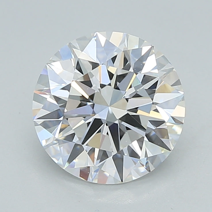 2.03 Carat Round Shaped, Ideal Cut, D Color, VVS2 Clarity, IGI Certified Lab Grown Diamond