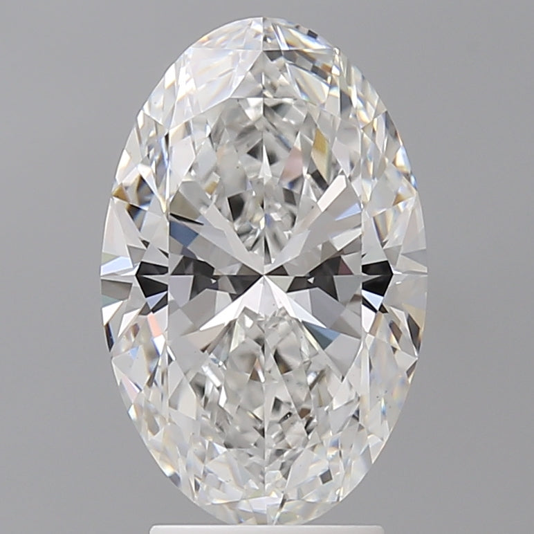 3.59 Carat Oval Shaped, Ideal Cut, E Color, VVS2 Clarity, IGI Certified Lab Grown Diamond