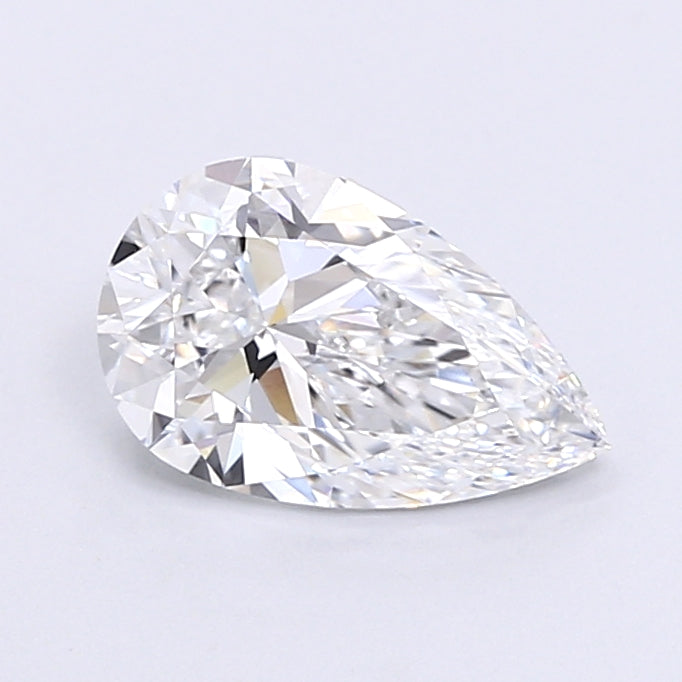 1.45 Carat Pear Shaped, Very Good Cut, D Color, VS1 Clarity, IGI Certified Lab Grown Diamond