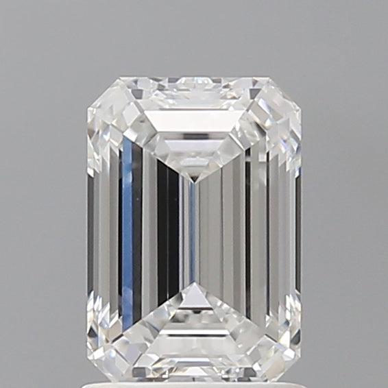 1.60 Carat Emerald Shaped, Ideal Cut, D Color, VVS2 Clarity, IGI Certified Lab Grown Diamond