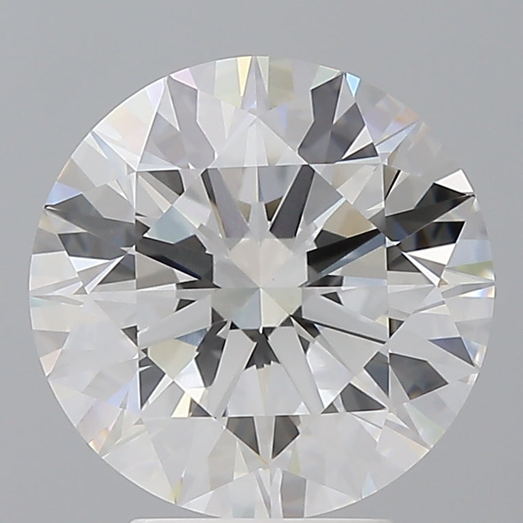 4.08 Carat Round Shaped, Ideal Cut, E Color, VVS2 Clarity, IGI Certified Lab Grown Diamond