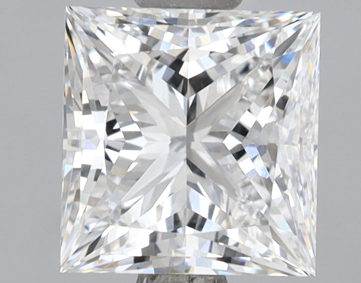 2.06 Carat Princess Shaped, Ideal Cut, D Color, VVS1 Clarity, IGI Certified Lab Grown Diamond