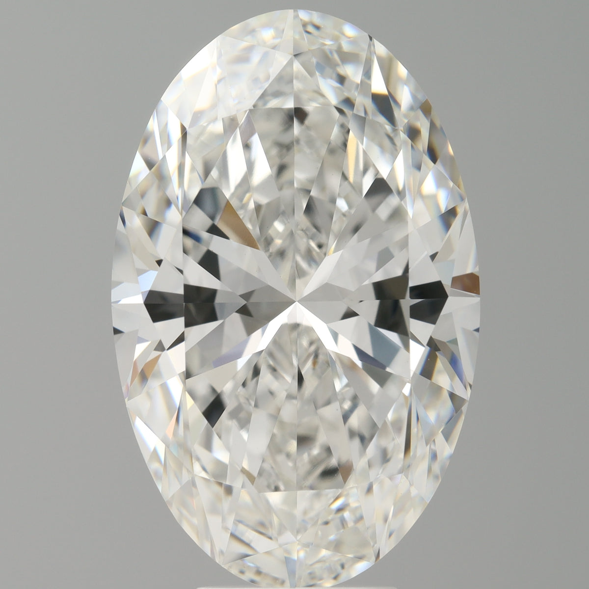 8.10 Carat Oval Shaped, Ideal Cut, F Color, VVS2 Clarity, IGI Certified Lab Grown Diamond