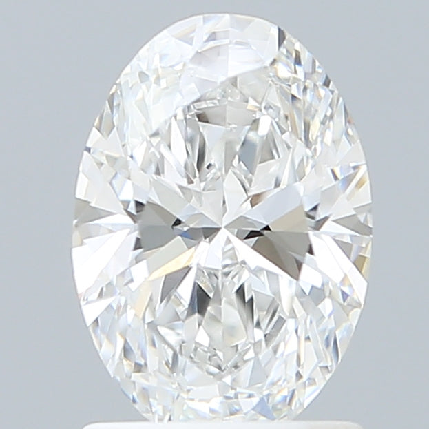 1.36 Carat Oval Shaped, Ideal Cut, D Color, VVS1 Clarity, IGI Certified Lab Grown Diamond