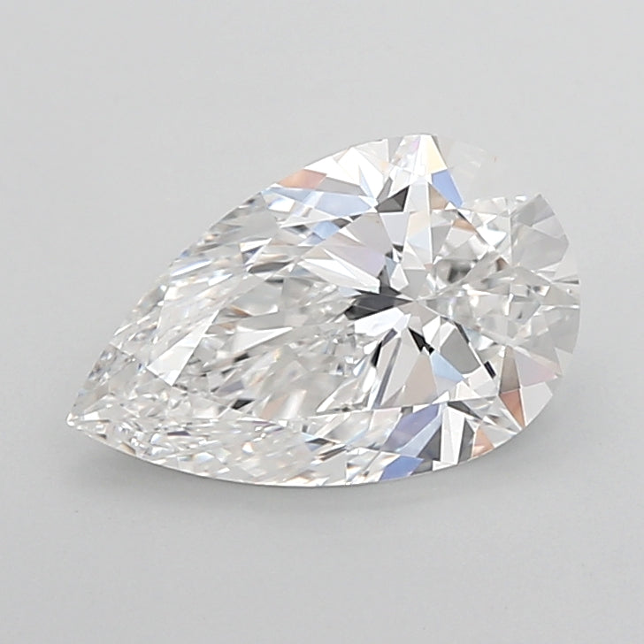 2.55 Carat Pear Shaped, Ideal Cut, E Color, VVS2 Clarity, IGI Certified Lab Grown Diamond