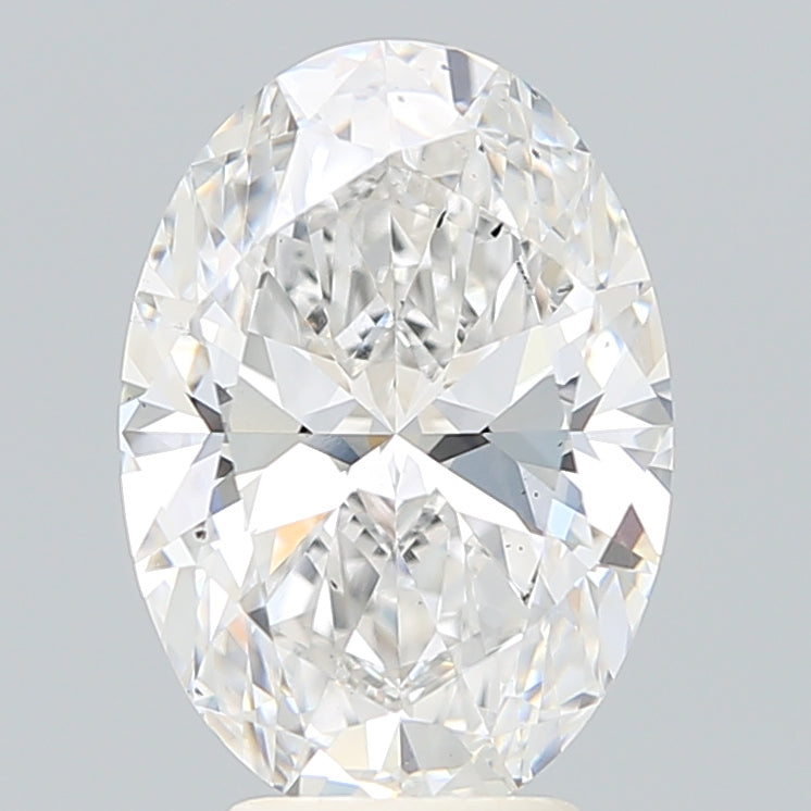 4.18 Carat Oval Shaped, Ideal Cut, F Color, VS2 Clarity, IGI Certified Lab Grown Diamond