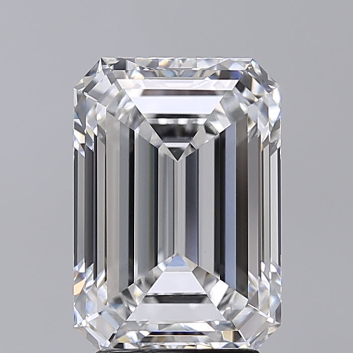 3.50 Carat Emerald Shaped, Very Good Cut, E Color, VVS2 Clarity, IGI Certified Lab Grown Diamond