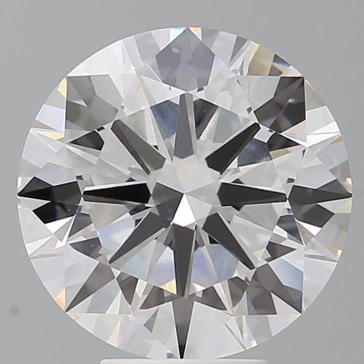 6.07 Carat Round Shaped, Excellent Cut, E Color, VVS2 Clarity, IGI Certified Lab Grown Diamond