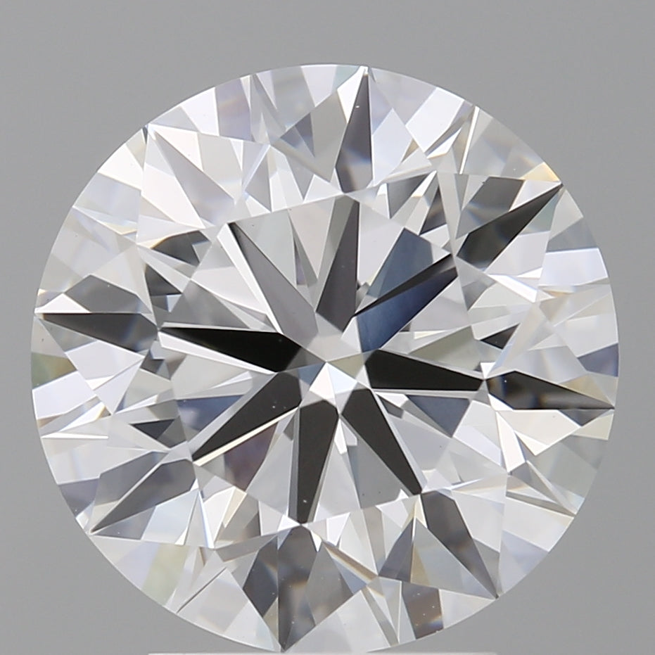 4.03 Carat Round Shaped, Ideal Cut, E Color, VVS2 Clarity, IGI Certified Lab Grown Diamond