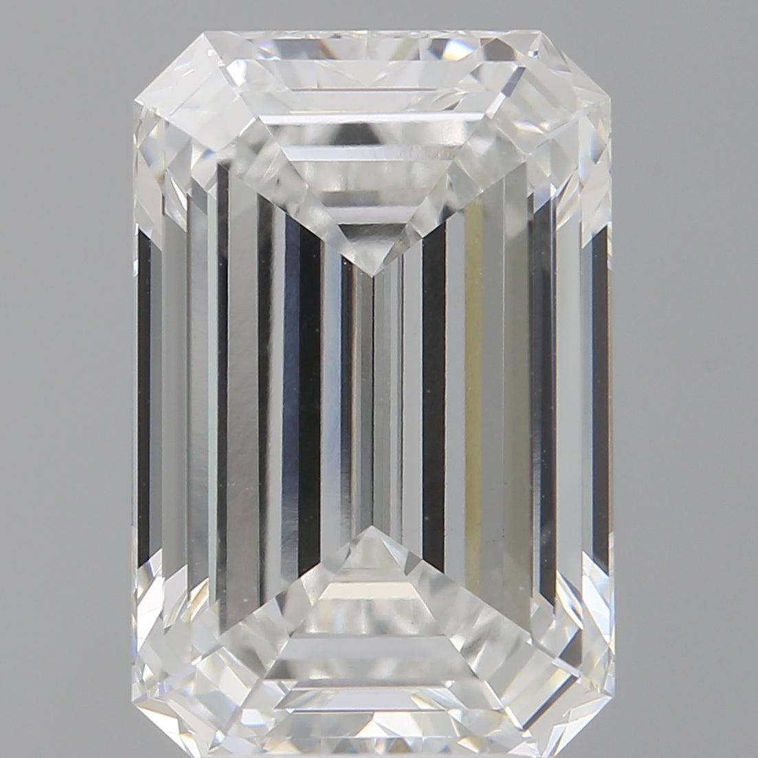 4.10 Carat Emerald Shaped, Ideal Cut, F Color, VVS2 Clarity, IGI Certified Lab Grown Diamond