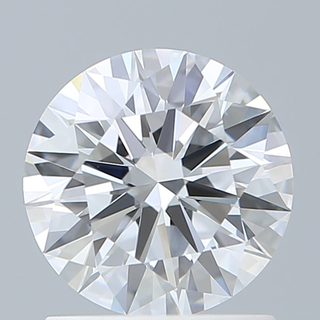 1.21 Carat Round Shaped, Ideal Cut, D Color, VVS2 Clarity, IGI Certified Lab Grown Diamond