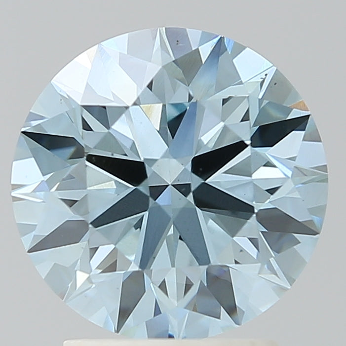 2.65 Carat Round Shaped, Ideal Cut, VS1 Clarity, IGI Certified Lab Grown Diamond