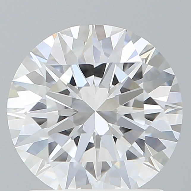1.55 Carat Round Shaped, Ideal Cut, D Color, VVS2 Clarity, IGI Certified Lab Grown Diamond