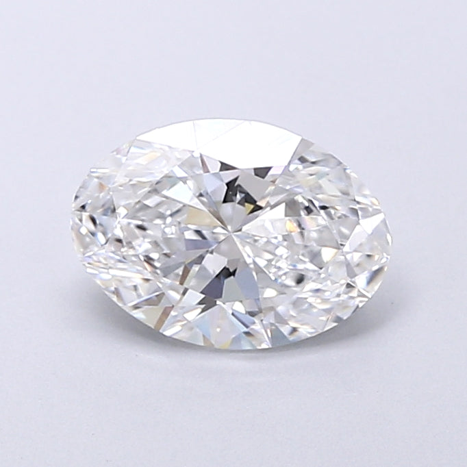 1.32 Carat Oval Shaped, Very Good Cut, D Color, VVS2 Clarity, IGI Certified Lab Grown Diamond