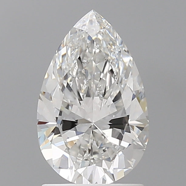 1.59 Carat Pear Shaped, Excellent Cut, E Color, VVS2 Clarity, IGI Certified Lab Grown Diamond