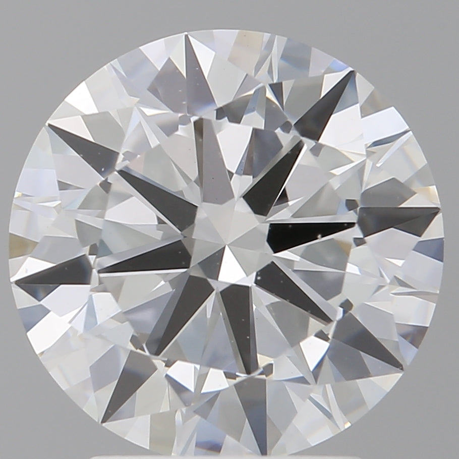 3.01 Carat Round Shaped, Excellent Cut, E Color, VVS2 Clarity, IGI Certified Lab Grown Diamond