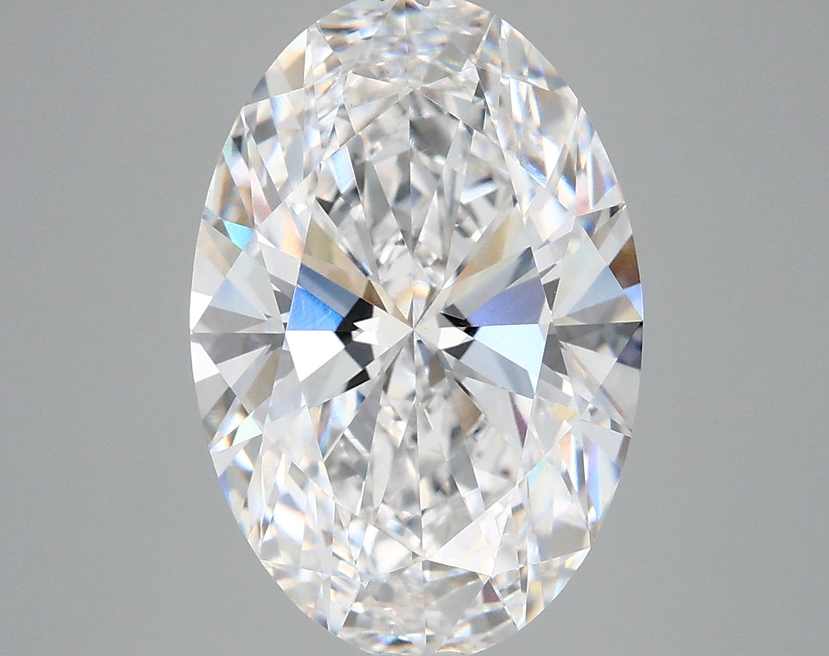 5.02 Carat Oval Shaped, Very Good Cut, E Color, VVS2 Clarity, IGI Certified Lab Grown Diamond