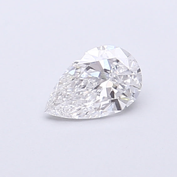 0.31 Carat Pear Shaped, Very Good Cut, D Color, VVS2 Clarity, IGI Certified Lab Grown Diamond