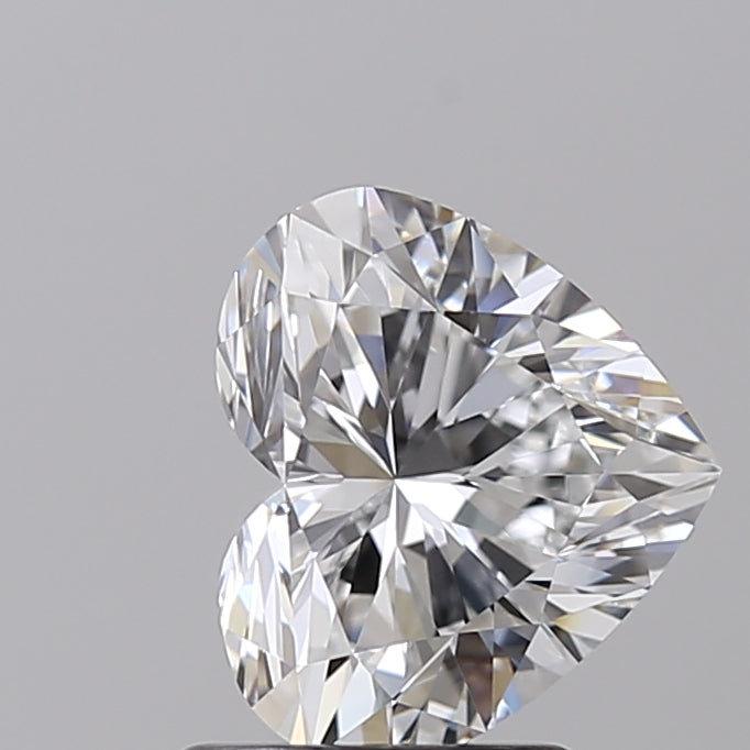 1.56 Carat Heart Shaped, Ideal Cut, D Color, VVS1 Clarity, IGI Certified Lab Grown Diamond