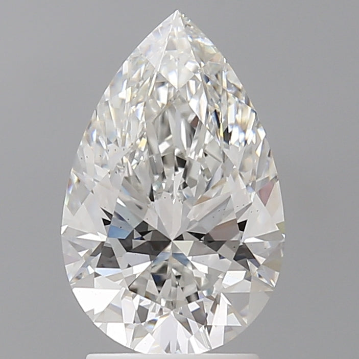 2.55 Carat Pear Shaped, Ideal Cut, E Color, VS2 Clarity, IGI Certified Lab Grown Diamond