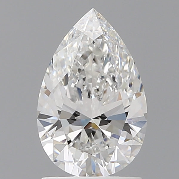 1.54 Carat Pear Shaped, Ideal Cut, E Color, VVS2 Clarity, IGI Certified Lab Grown Diamond