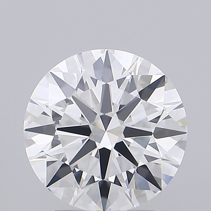 2.15 Carat Round Shaped, Ideal Cut, E Color, FL Clarity, IGI Certified Lab Grown Diamond