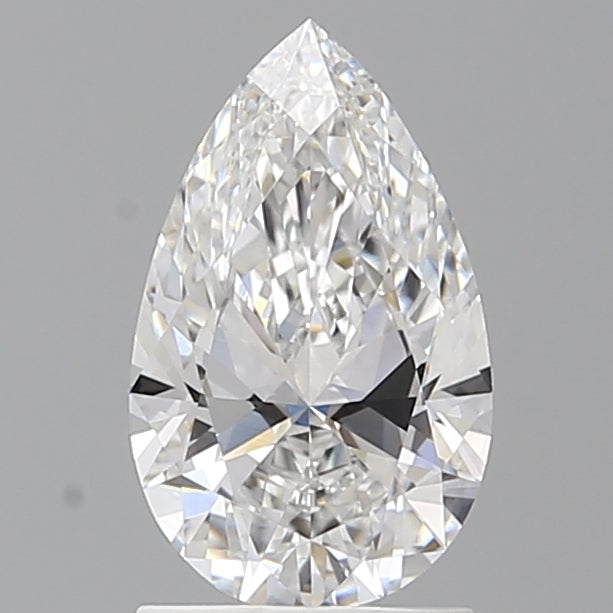 1.54 Carat Pear Shaped, Ideal Cut, E Color, VVS2 Clarity, IGI Certified Lab Grown Diamond