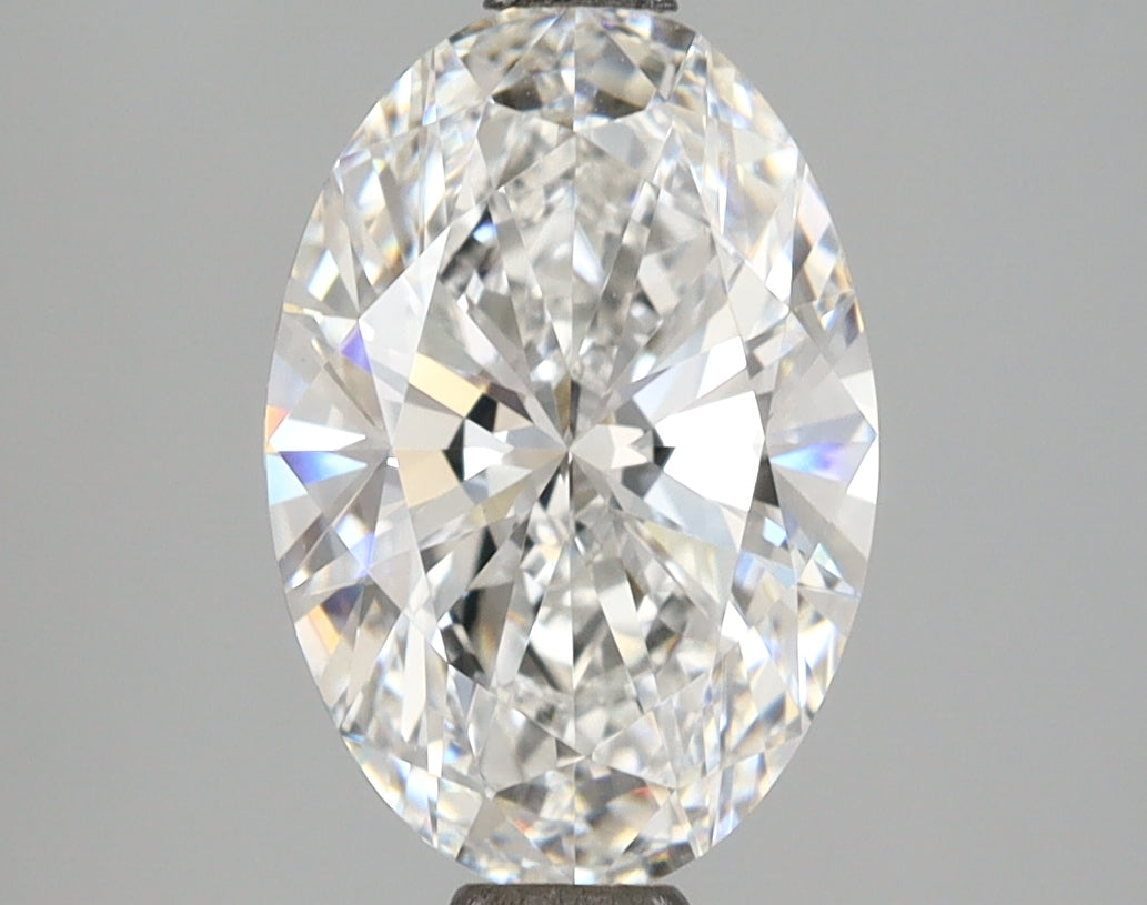 2.51 Carat Oval Shaped, Ideal Cut, E Color, VVS2 Clarity, IGI Certified Lab Grown Diamond