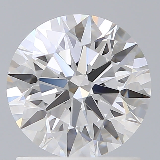 1.30 Carat Round Shaped, Ideal Cut, D Color, VVS2 Clarity, IGI Certified Lab Grown Diamond