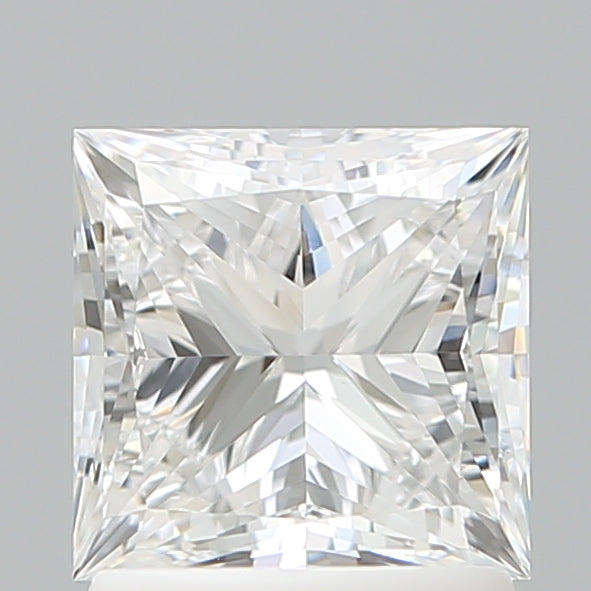 1.66 Carat Princess Shaped, Ideal Cut, D Color, VVS2 Clarity, IGI Certified Lab Grown Diamond
