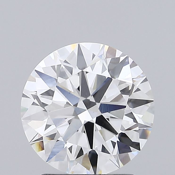 2.11 Carat Round Shaped, Ideal Cut, E Color, VVS2 Clarity, IGI Certified Lab Grown Diamond