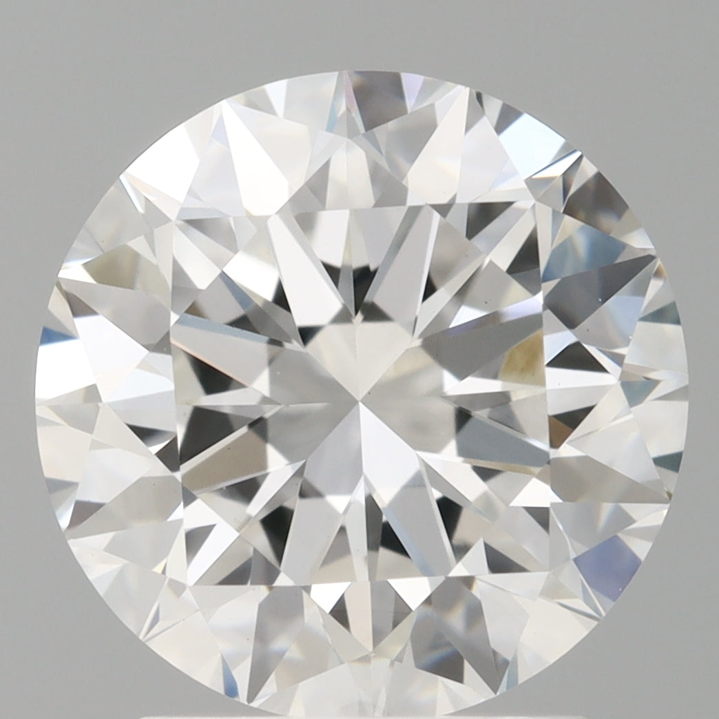 2.50 Carat Round Shaped, Excellent Cut, E Color, VVS2 Clarity, IGI Certified Lab Grown Diamond