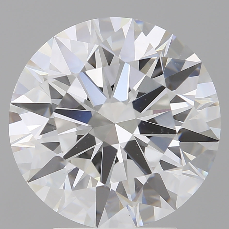4.03 Carat Round Shaped, Ideal Cut, E Color, VVS2 Clarity, IGI Certified Lab Grown Diamond