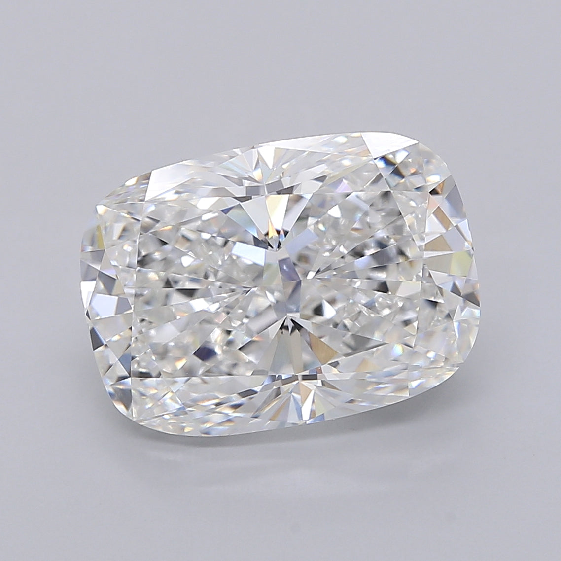 7.04 Carat Cushion Shaped, Ideal Cut, E Color, VVS2 Clarity, IGI Certified Lab Grown Diamond