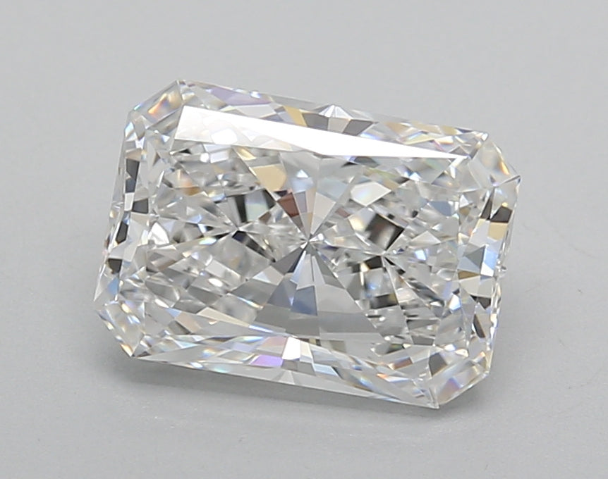 2.01 Carat Radiant Shaped, Very Good Cut, E Color, VS1 Clarity, IGI Certified Lab Grown Diamond